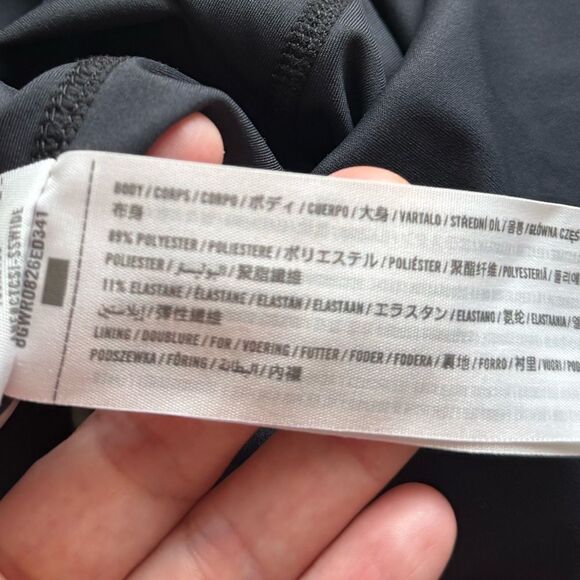 Abercrombie&Fitch Traveler Mini Tennis Dress Skort LP Charcoal Athletic Y2K - Picture 5 of 6